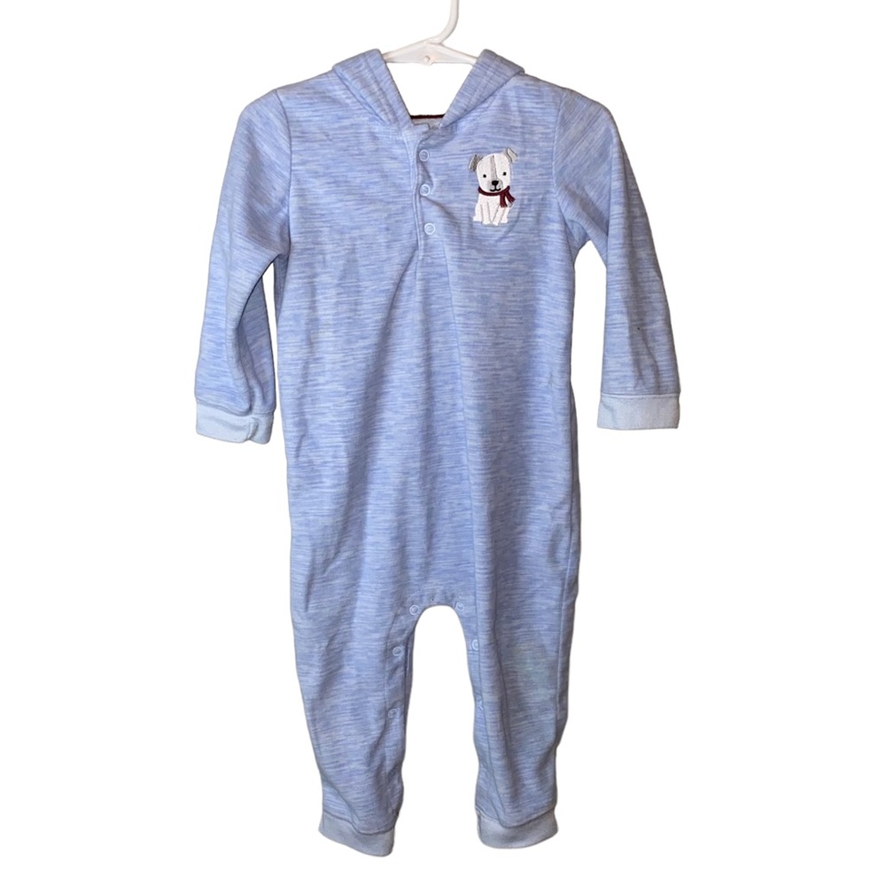 🎓 Child of Mine Blue Long Sleeve Hooded Onesie